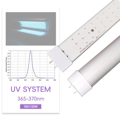 نور پیری UV با قدرت بالا 120W 365nm UVA UVB لوله UV LED CE ROHS گواهینامه 2 سال گارانتی برای اتاق آزمایش پیری UV شتاب