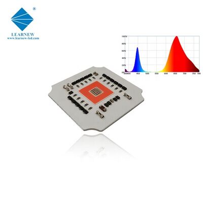 100w 7070 مقاومت حرارتی پایین COB LED رشد برای روشنایی رشد گیاهان