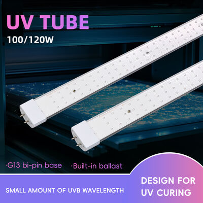 لامپ UV 365 نانومتر 310 نانومتر UVB UVA نسبت 10 به 1 لامپ برنزه کننده 100 وات 120 وات لامپ جایگزین جیوه دارای گواهینامه ISO9001 CE EMC LVD