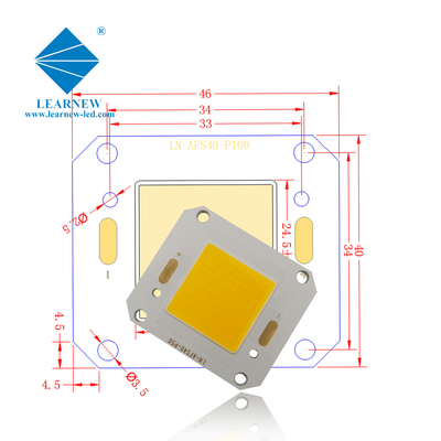 40X46MM اندازه Cob LED Chip 4046 5500k طراحی ایده آل برای نور سیلاب 100w