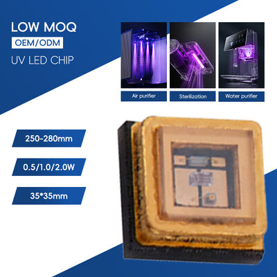 قیمت عمده فروشی UVC SMD LED 0.5W UV Led Chip 265-285nm UVC LED 3535