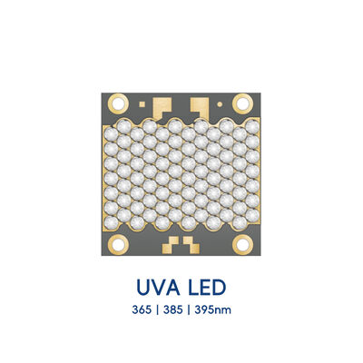 200W Raindrop UV Led 3535 COB UVA LED 395nm 365nm UV LED 38V ماشین چاپی UV COB Module LED UV-A LED 385nm