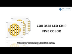 پنج رنگ LED Cob Chip Dimmable 350w Rgbcw Hight Cri 90ra Ncsp تکنولوژی برای روشنایی صحنه